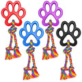 Multipet Tug A Paw w/ Rope Dog Toy 13"