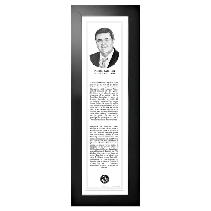 NHL Legends | 6" x 22" Frame | 2023 Pierre Lacroix