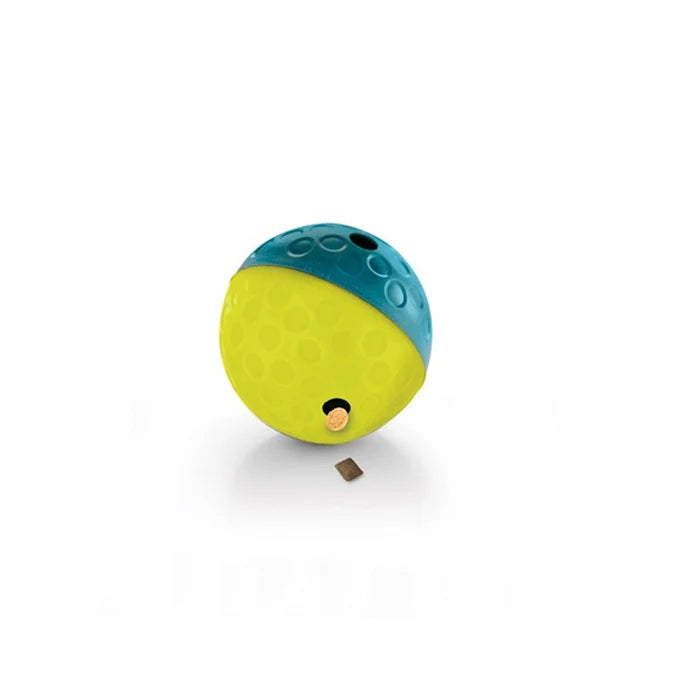 Nina Ottosson Treat Tumble Interactive Treat Dog Puzzle Toy Blue/Green Small Level 1