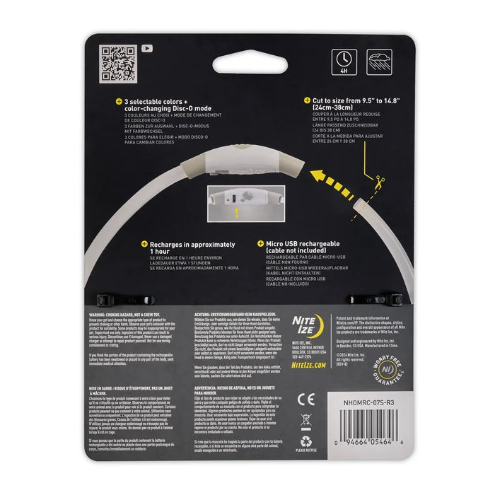 Nite Ize NiteMeow™ Rechargeable LED Safety Necklace - Disc-O Select™