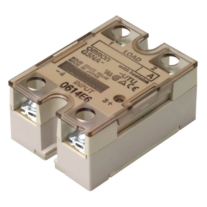 Omron G3NA-240B-UTU 40A Solid State Relay DC5-24V Control 19-264VAC Load Zero-Cross SPST-NO SSR