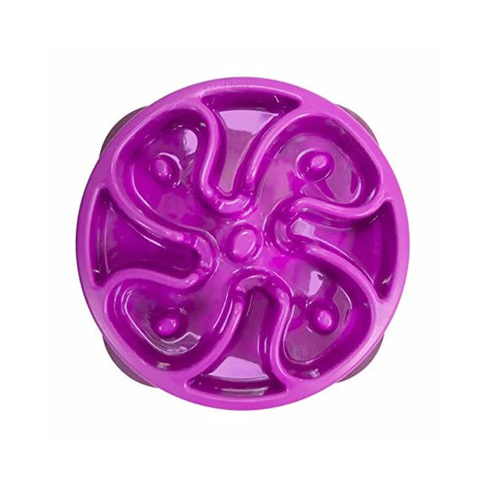Outward Hound Fun Feeder Slo Bowl Purple Large