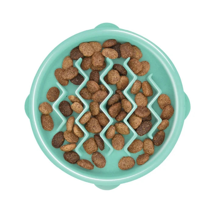 Outward Hound Fun Feeder Wave Mint Small