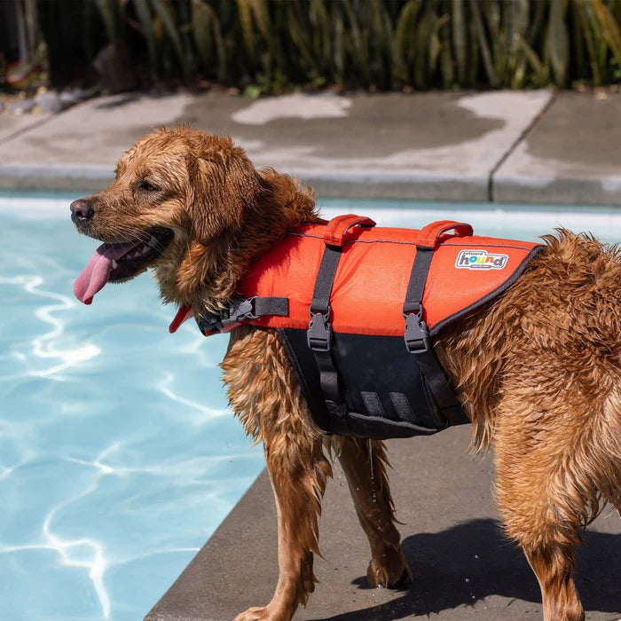 Outward Hound Granby Splash Dog Life Jacket Orange Large
