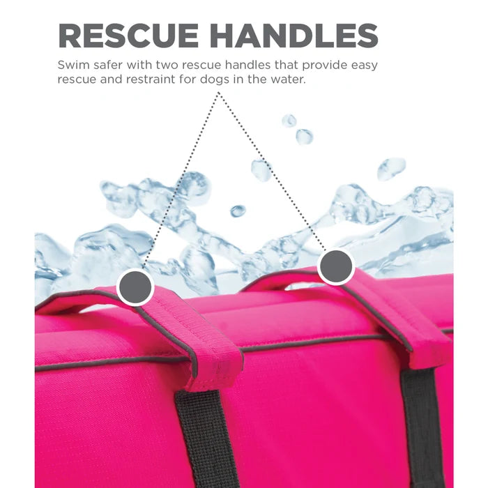 Outward Hound Granby Splash Life Jacket Pink XL