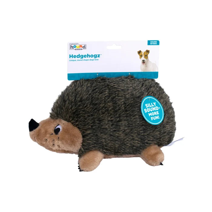 Outward Hound Hedgehogz Brown Plush Dog Toy Medium