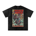 Paranoid Android -  Snow Washed Oversized Cotton T-Shirt