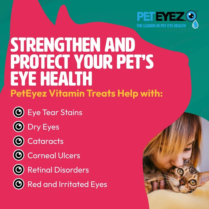 Pet Eyez Vitamin Treats for Cats Chicken Formula 1oz