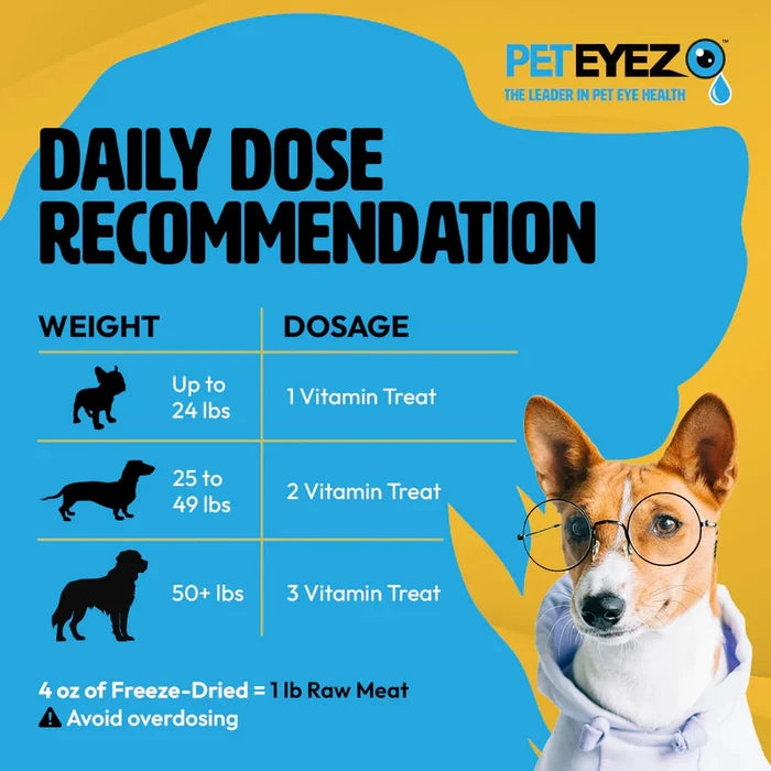 Pet Eyez Vitamin Treats for Dogs Whitefish Formula 1oz
