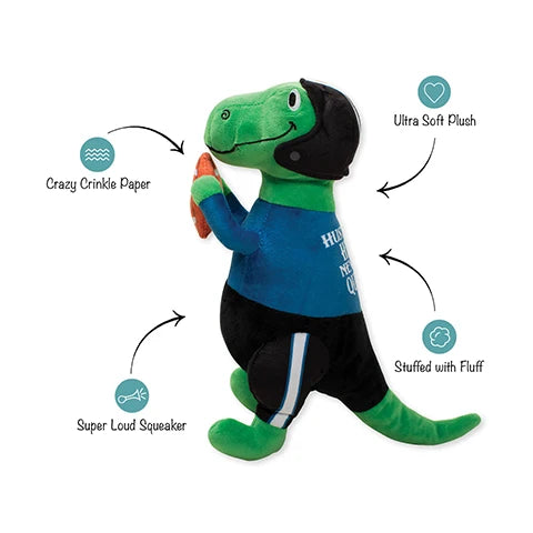 PetShop by Fringe Studio Hustle, Hit, Never Quit Plush Dog Toy