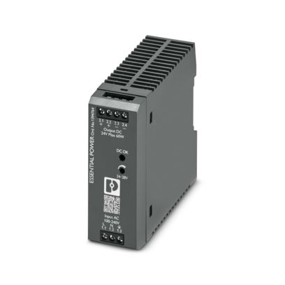 Phoenix Contact PS-EE-2G/1AC/12DC/75W/SC – DIN-Rail Power Supply, 12 V DC / 75 W (Single-Phase Input)