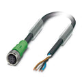 Phoenix Contact SAC-4P-M12MS/2,0-PUR M12 Sensor/Actuator Cable 4-Pin A-Coding 2m Plug to Free End