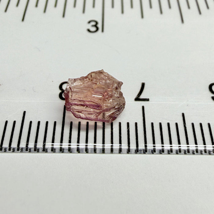 Pink Tanzanite Crystal Specimen, 1.22ct, Merelani, Tanzania. Unheated Unheated