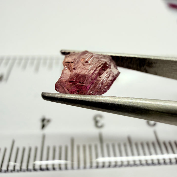 Pink Tanzanite Crystal Specimen, 1.22ct, Merelani, Tanzania. Unheated Unheated