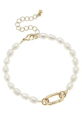 Piper Freshwater Pearl Charm Bracelet Base