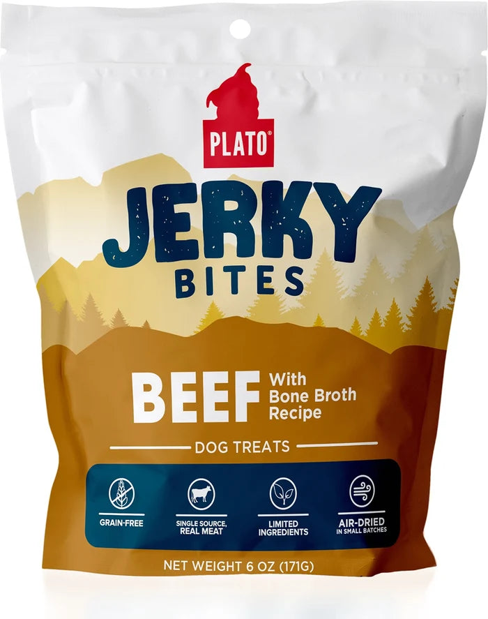 Plato Beef with Bone Broth Jerky Bites 6oz
