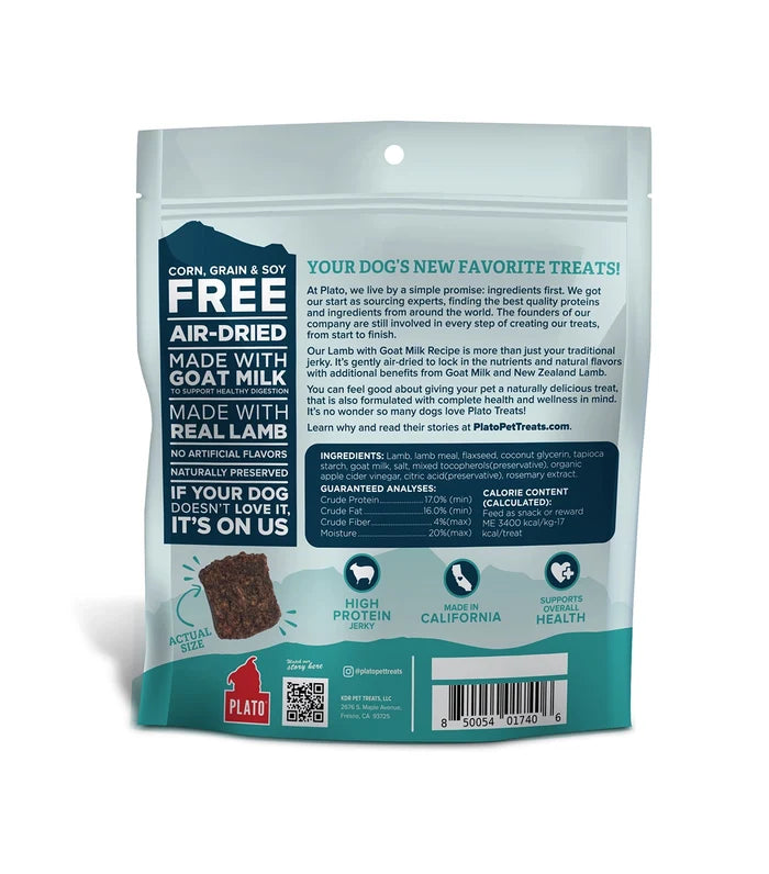Plato Lamb with Goat Milk Jerky Bites 6oz