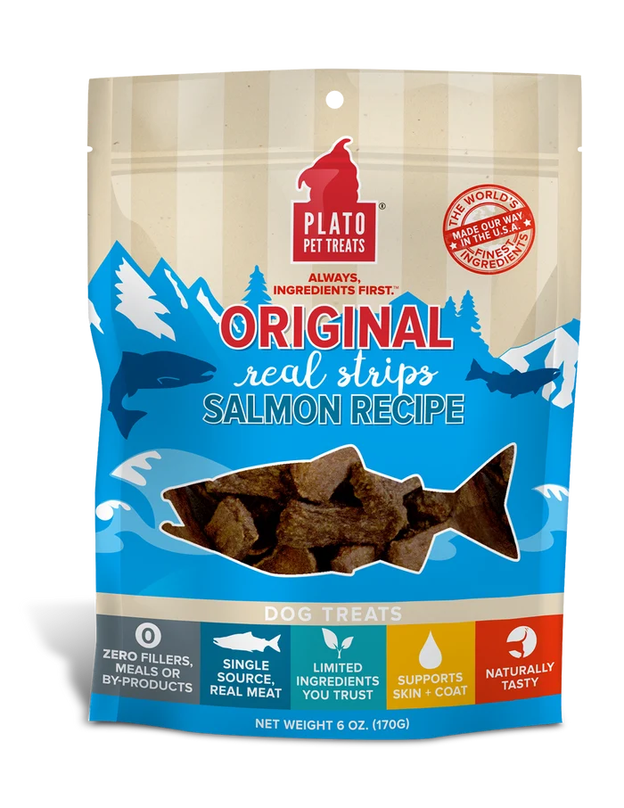 Plato Original Real Strips Salmon 6oz