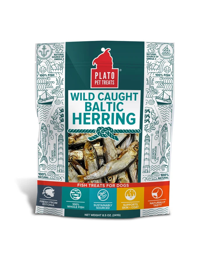 Plato Pet Treats Baltic Herring 8.5oz