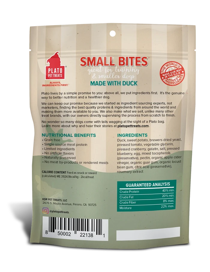 Plato Small Bites Duck 6oz