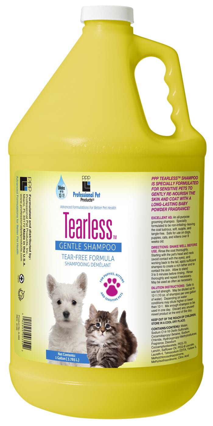 PPP Tearless Shampoo, 1 gal.  (3.785 L) Dilutes 12-1