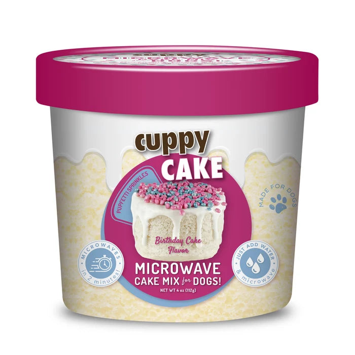 Puppy Cake Cuppy Cake Birthday Cake Flavor with Pupfetti Sprinkles 4oz