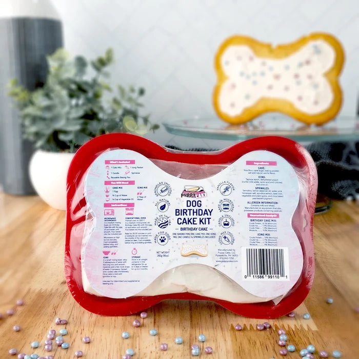 Puppy Cake Dog Birthday Cake Kit Birthday Cake Flavor with Pupfetti Sprinkles 10oz