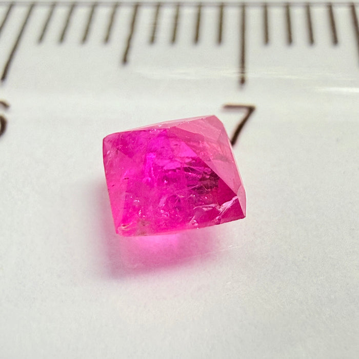 Ruby, 0.55ct, Tanzania, Untreated Unheated, native cut, very badly cut, going cheap