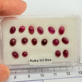 Ruby Box, Tanzania, Untreated Unheated, great for rings, pendants or even a bracelet