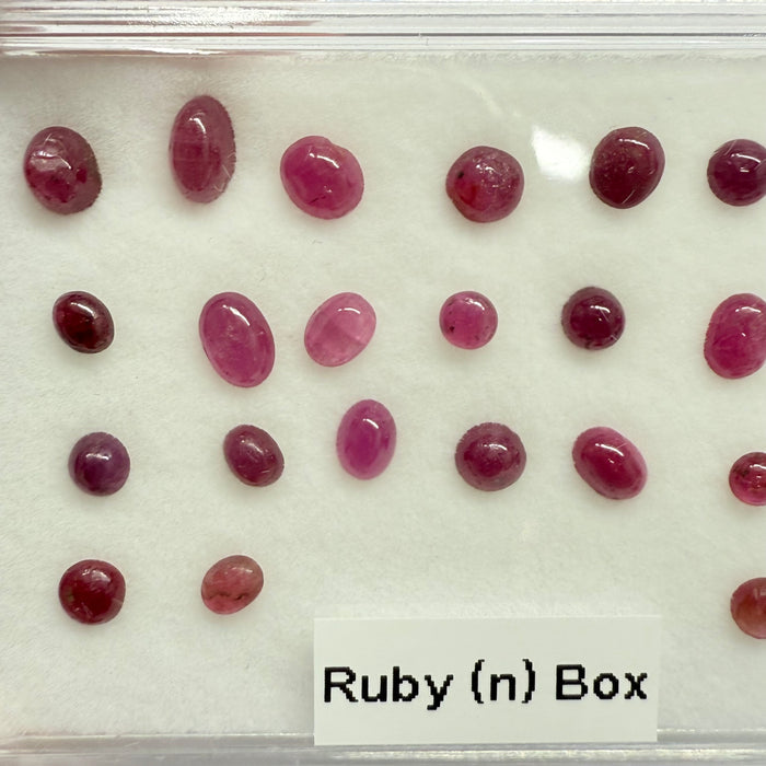 Ruby Box, Tanzania, Untreated Unheated, great for rings, pendants or even a bracelet