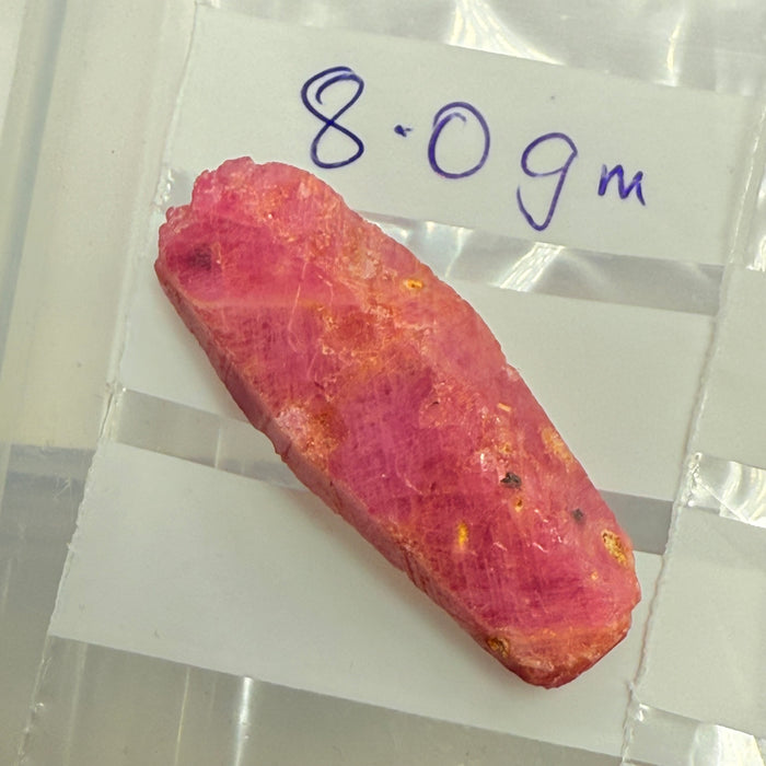 Sapphire Crystal, 8.00gm, Dodoma, Tanzania, Untreated Unheated