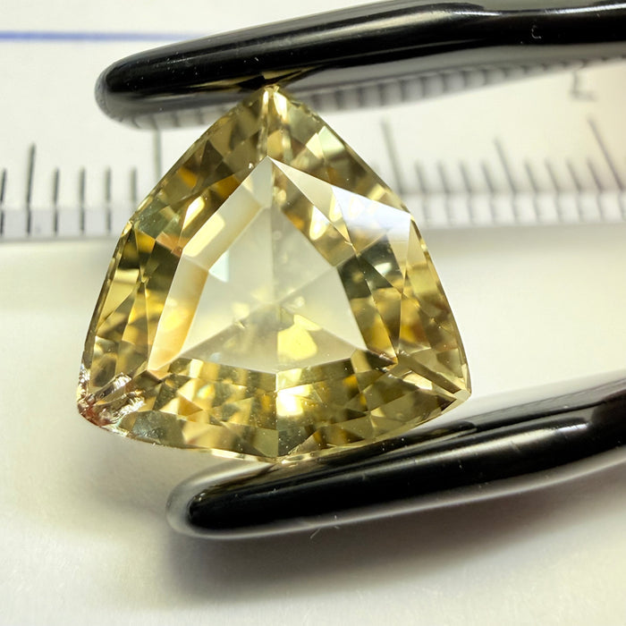 Scapolite, 3.85ct, Tanzania, Untreated, Unheated, slight dent on a pavilion facet