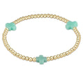 Enewton Signature Cross 3mm Mint Bracelet