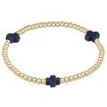 Enewton Signature Cross 3mm Navy Bracelet
