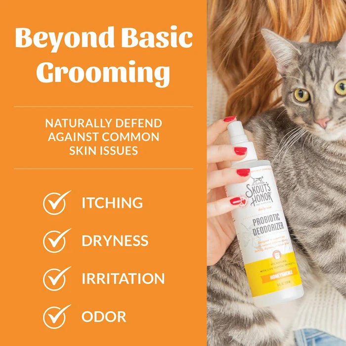 Skout's Honor Cat Probiotic Deodorizer Honeysuckle 8oz