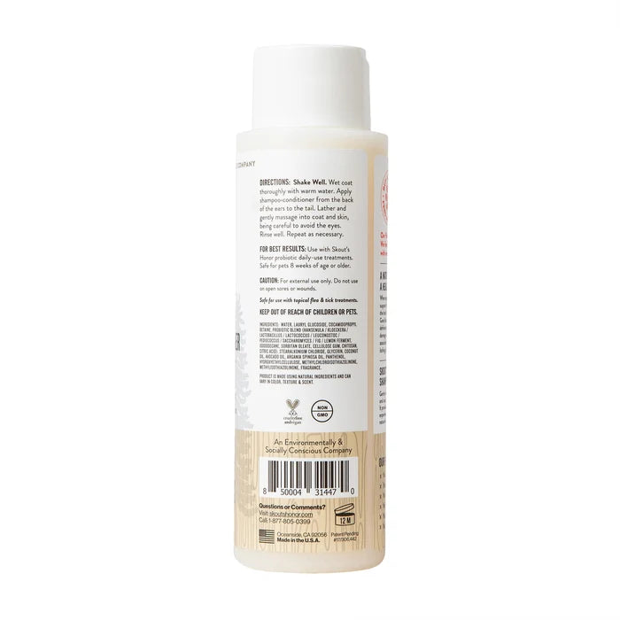 Skout's Honor Probiotic Shampoo + Conditioner Dog of the Woods 16 oz
