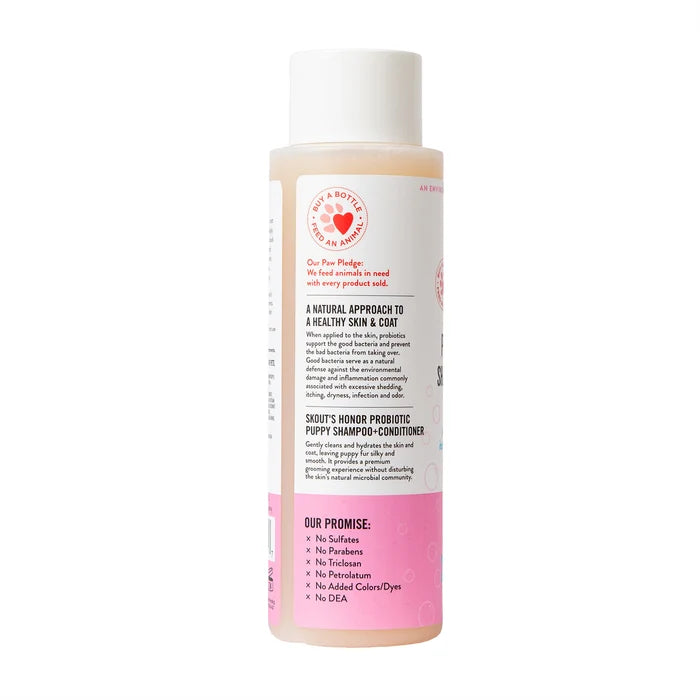 Skout's Honor Probiotic Shampoo + Conditioner Happy Puppy 16 oz