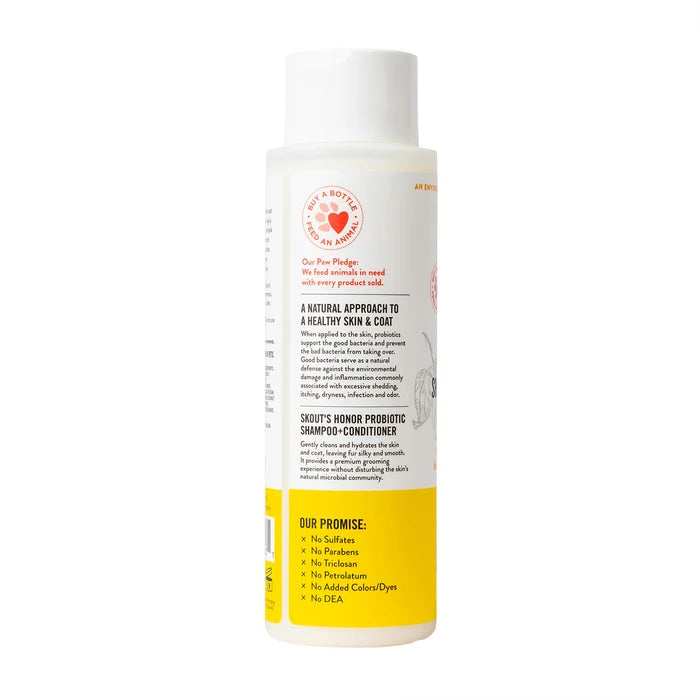 Skout's Honor Probiotic Shampoo + Conditioner Honeysuckle 16 oz