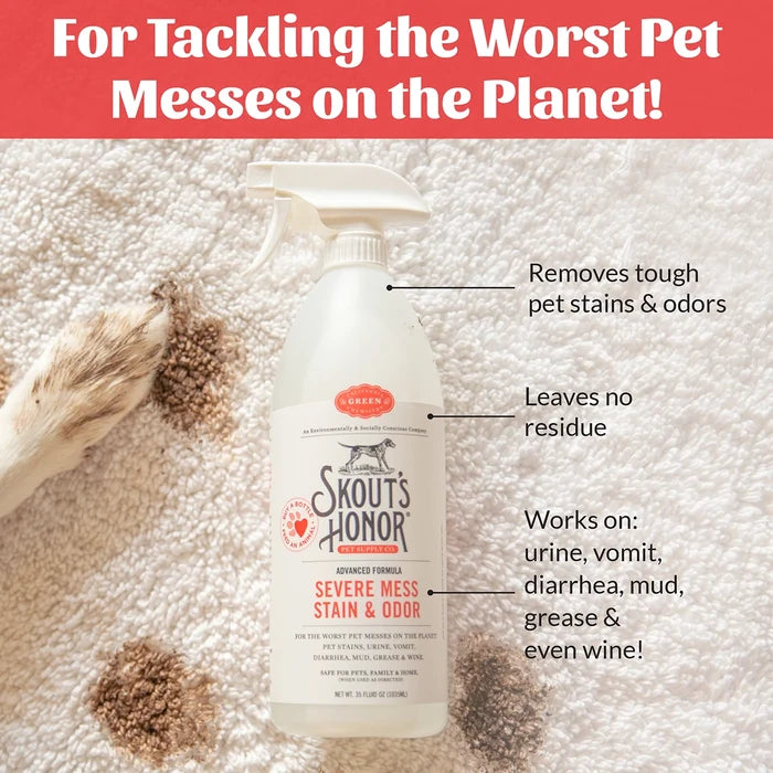 Skout's Honor Severe Mess Stain & Odor - Advanced Formula (Dog) 35oz
