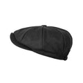 Slate Grey/ Or Black Newsboy 8 Panel Wool Hat