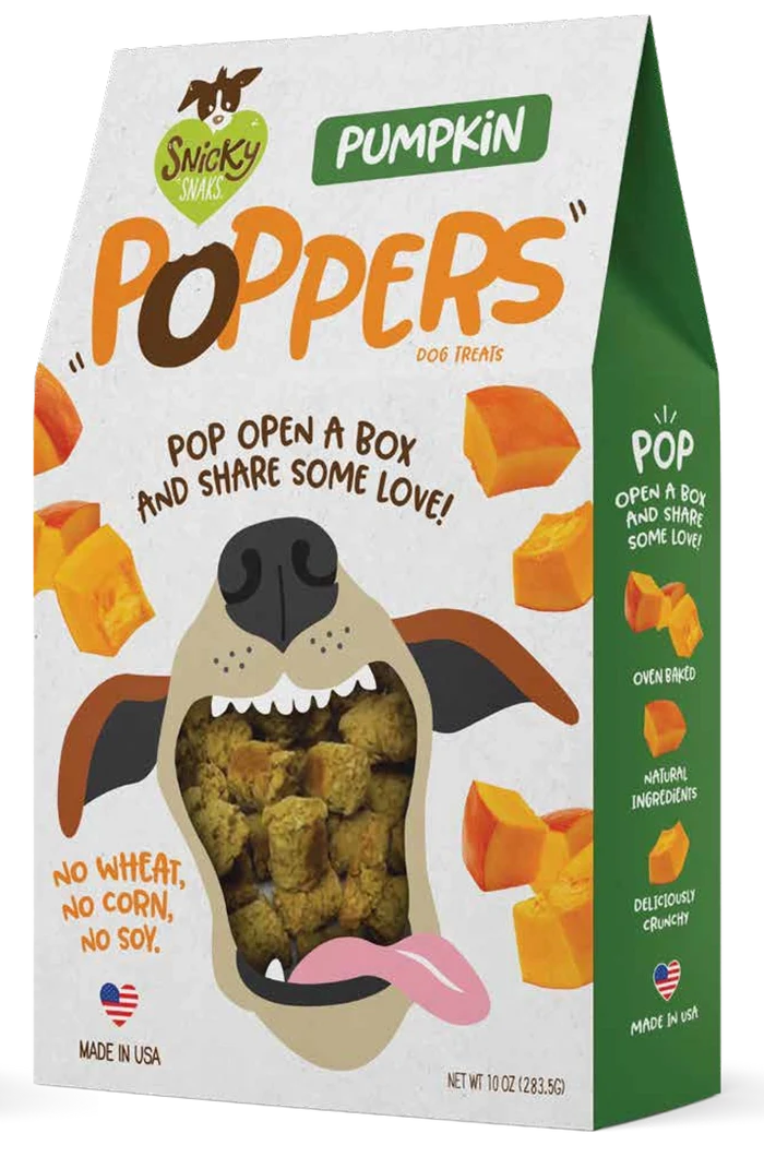 Snicky Snaks Pumpkin Poppers Treat 10 oz