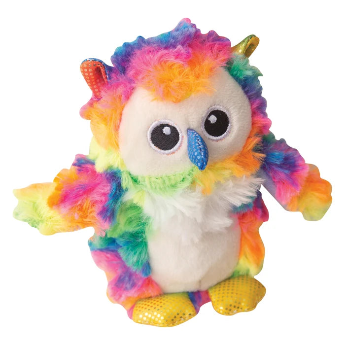 SnugArooz Baby Hootie the Owl Plush Dog Toy 5"