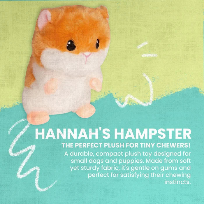 SnugArooz Hannah's Hampster  Plush Dog Toy