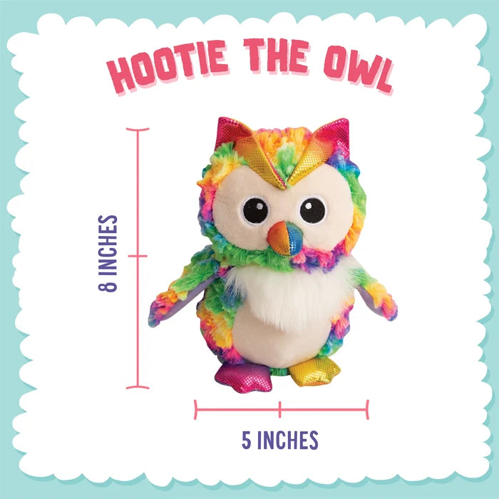 SnugArooz Hootie the Owl Plush Dog Toy 8"
