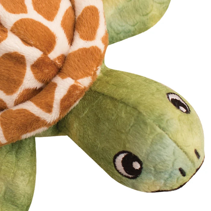 SnugArooz Shelldon the Turtle Plush Dog Toy 10"