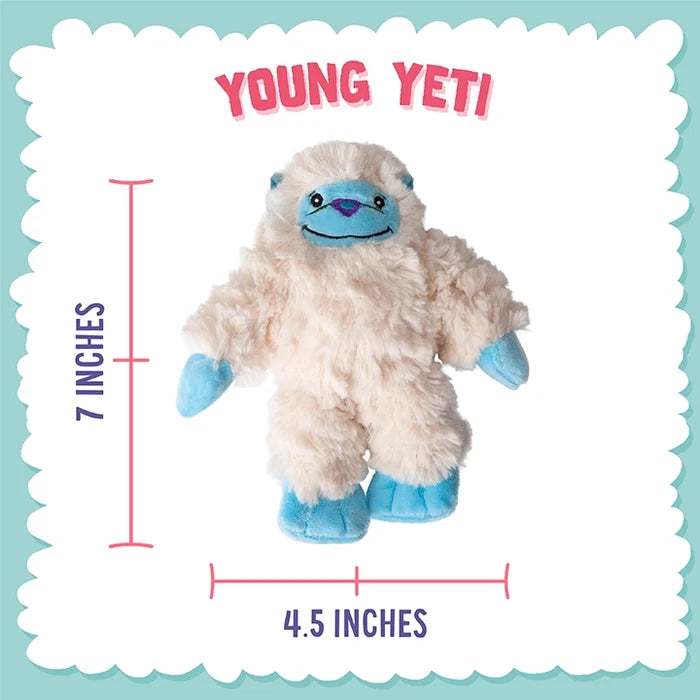 SnugArooz Young Yeti Plush Dog Toy 7"