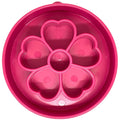 SodaPup Flower eBowl Enrichment Slow Feeder Bowl Pink 8"