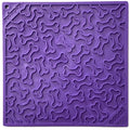 SodaPup TPE eMat Enrichment Lick Mat Bones Purple Large 8"