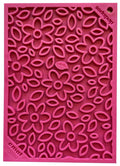 SodaPup TPE eMat Enrichment Lick Mat Flower Power Pink Small 5"
