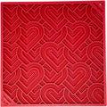 SodaPup TPE eMat Enrichment Lick Mat Heart "LOVE" Red Large 8"